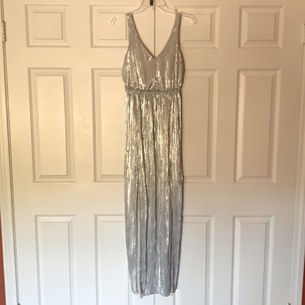 BCBG Generation Silver Metallic Dress - Picture 3 of 12